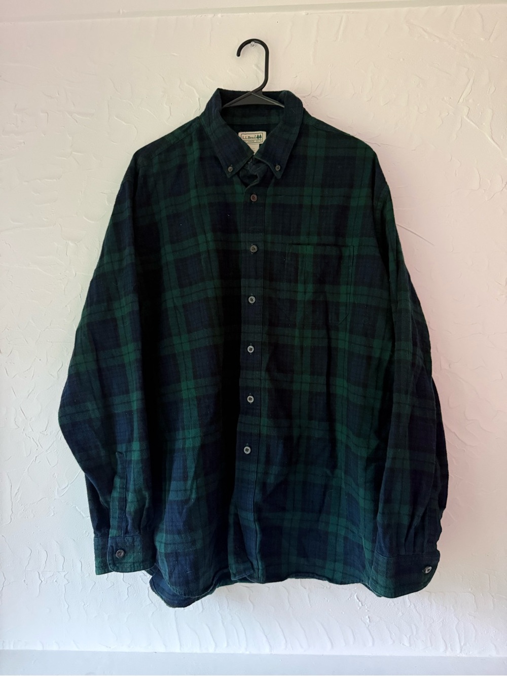 Vintage L.L.Bean Men's Plaid Flannel Button Up